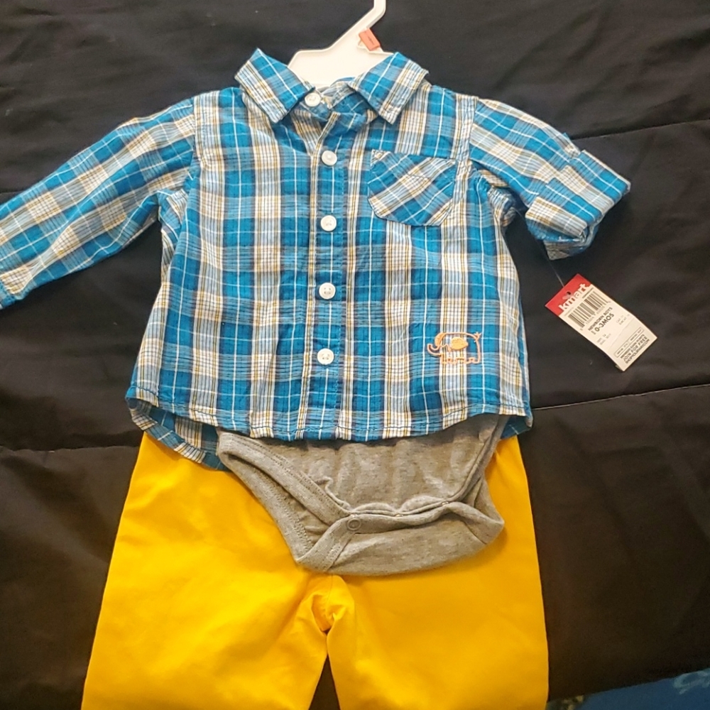 3 peice outfit nwt 0-3mo